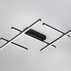 Plafoniere Moderne-Perenz Illuminazione Plafoniera moderna net nero perenz 50w cct
