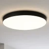 Plafoniere Moderne-Ondaluce Plafoniera moderna boiler nero led cct 3000k 4000k 40cm