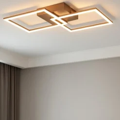 Plafoniere Moderne-Selezionato da Mazzolaluce Plafoniera moderna orientabile led 3000k colore rame