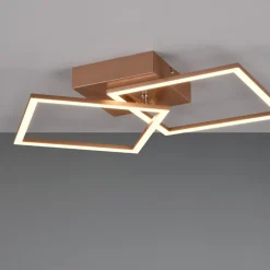 Plafoniere Moderne-Selezionato da Mazzolaluce Plafoniera moderna orientabile led 3000k colore rame