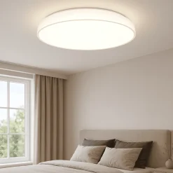 Plafoniere Moderne-Selezionato da Mazzolaluce Plafoniera moderna per camera da letto bianco led 3000k