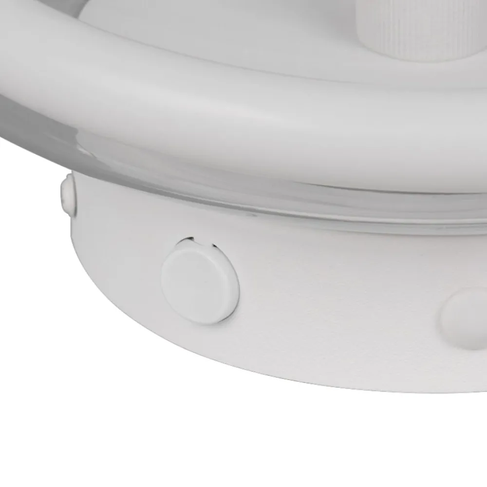 Plafoniere Moderne-Selezionato da Mazzolaluce Plafoniera moderna per cucina vetro trasparente led 26w 4000k