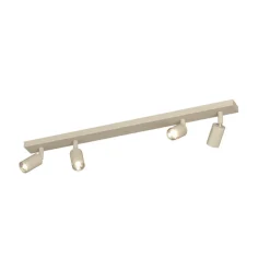 Plafoniere Moderne-Top Light Plafoniera moderna per cucina 4 luci sabbia toplight