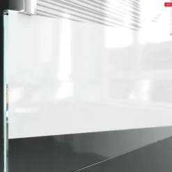 Plafoniere Moderne-Top Light Plafoniera moderna per cucina vetro rettangolare serigrafato bianco toplight