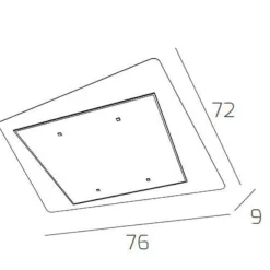 Plafoniere Moderne-Top Light Plafoniera moderna per rettangolare camera da letto unusual toplight