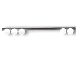 Plafoniere Moderne-Perenz Illuminazione Plafoniera moderna per soggiorno grigio titanio snooky perenz