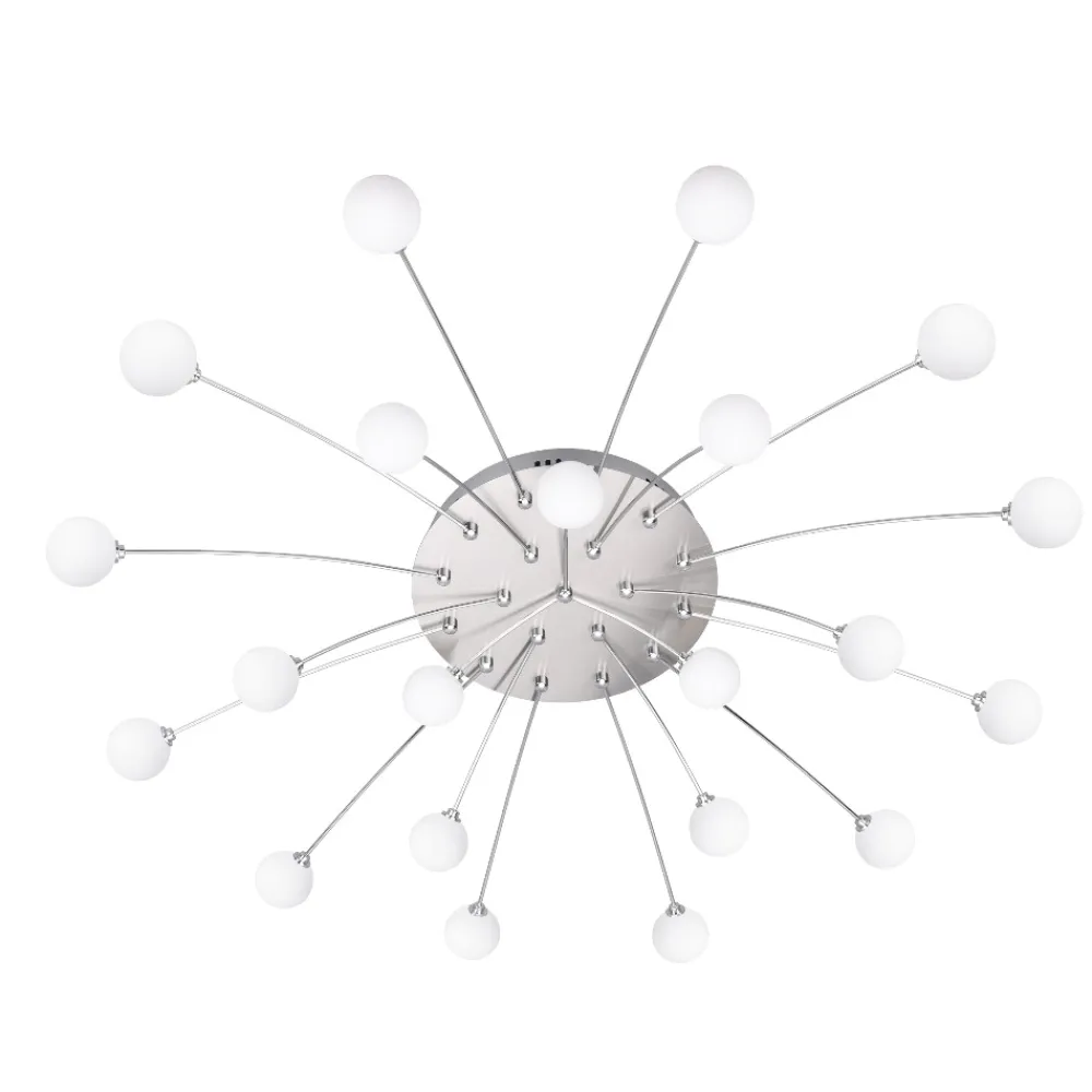 Plafoniere Moderne-Selezionato da Mazzolaluce Plafoniera moderna per soggiorno multi sfere led dimmerabile