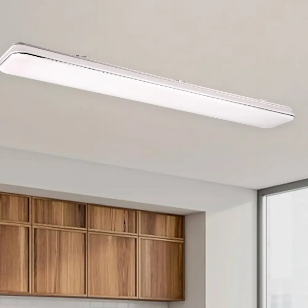Plafoniere Moderne-Selezionato da Mazzolaluce Plafoniera moderna rettangolare led 4000k moderna dimmerabile