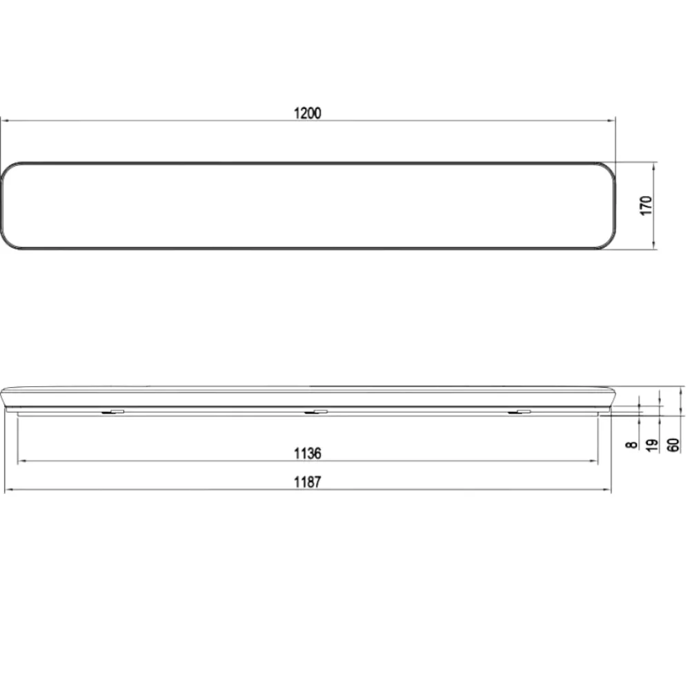 Plafoniere Moderne-Selezionato da Mazzolaluce Plafoniera moderna rettangolare led 4000k moderna dimmerabile