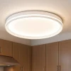 Plafoniere Moderne-Top Light Plafoniera moderna rotonda bianca biemissione led 37w cct area