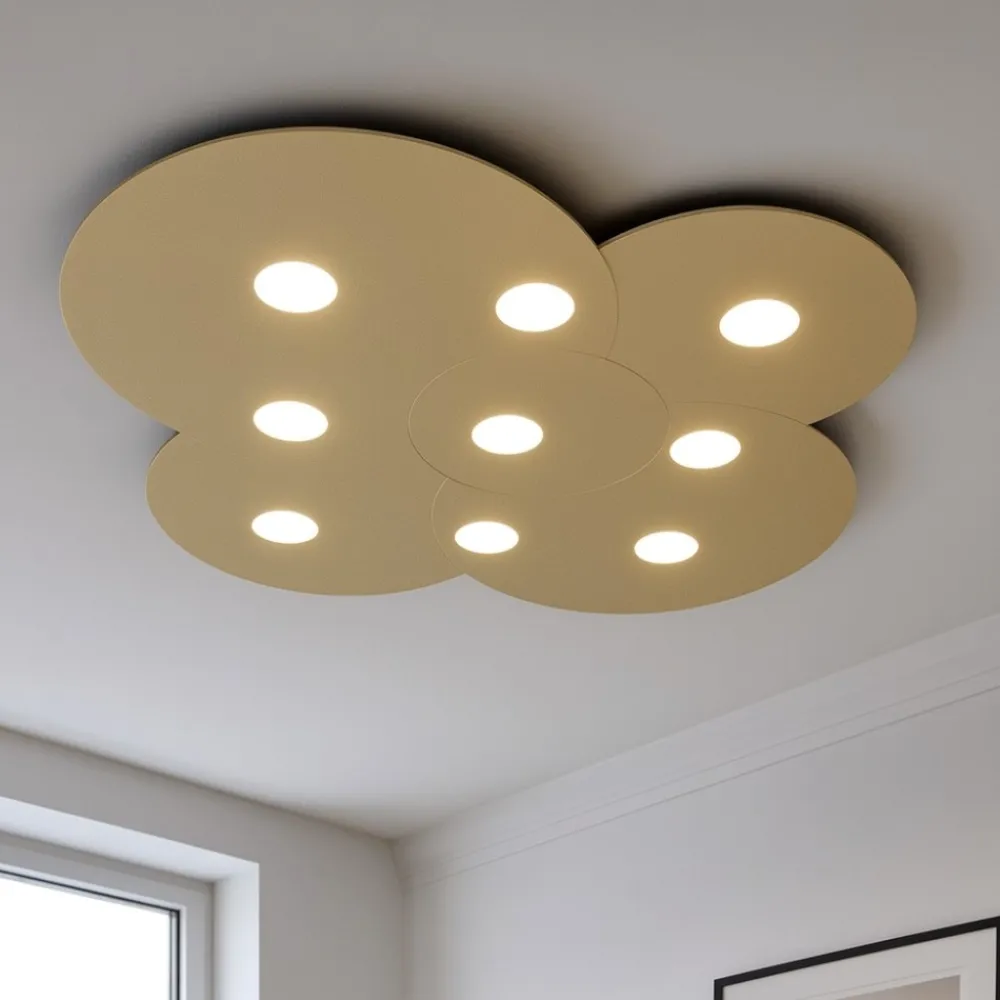 Plafoniere Moderne-Top Light Plafoniera moderna sabbia nuvola cloud