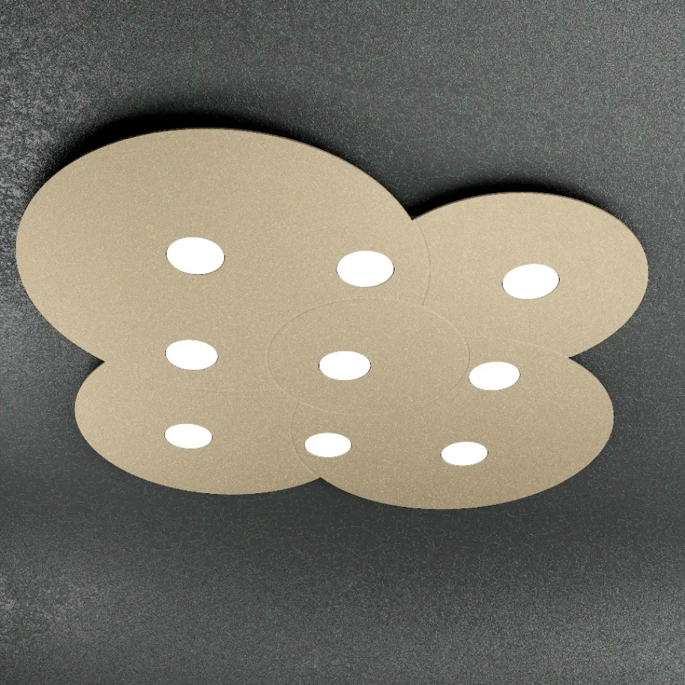 Plafoniere Moderne-Top Light Plafoniera moderna sabbia nuvola cloud