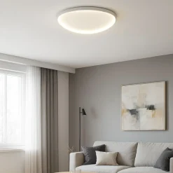 Plafoniere Moderne-Vivida International Plafoniera moderna titanio led 60w 3000k 4000k vivida lifering