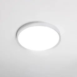Plafoniere Moderne-Vivida International Plafoniera moderna tonda 50cm bianca led 40w cct dimmerabile
