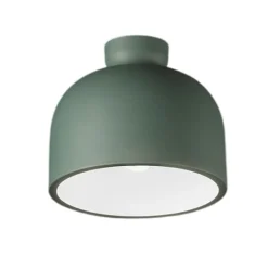 Plafoniere Moderne-Perenz Illuminazione Plafoniera moderna verde bianco yelmo