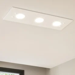 Plafoniere Moderne-Top Light Plafoniera moderna vetro bianco path
