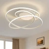 Plafoniere Moderne-Selezionato da Mazzolaluce Plafoniera moderna 36w 4000k per soggiorno bianca dimmerabile