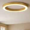 Plafoniere Moderne-Ondaluce Plafoniera moerna globus led 3000k 4000k dimmerabile oro 100cm
