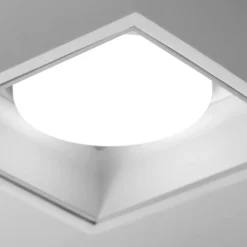 Plafoniere Moderne-Sforzin Illuminazione Plafoniera nasso quadrata per cucina design minimal