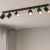 Plafoniere Moderne-Selezionato da Mazzolaluce Plafoniera nera con faretti orientabili