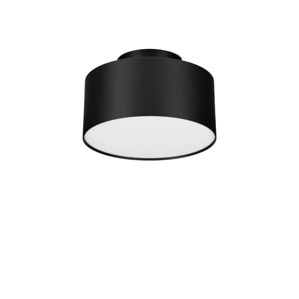 Plafoniere Moderne-Selezionato da Mazzolaluce Plafoniera nera da cucina rotonda 24w 3000k