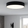 Plafoniere Moderne-Gea Luce Plafoniera nera led 30w 3000k rotonda cloe