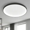 Plafoniere Moderne-Gea Luce Plafoniera nera krizia ps led 60w 3000k rotonda