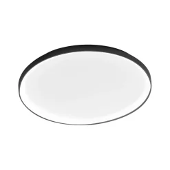 Plafoniere Moderne-Gea Luce Plafoniera nera krizia ps led 60w 3000k rotonda