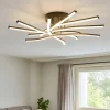 Plafoniere Moderne-Top Light Plafoniera nera led 60w 3000k-4000k per soggiorno moderno toplight