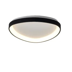 Plafoniere Moderne-Selezionato da Mazzolaluce Plafoniera nera led 42w moderna triangolare 2700k-5000k con telecomando