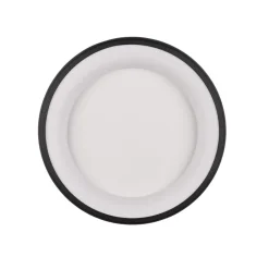Plafoniere Moderne-Selezionato da Mazzolaluce Plafoniera nera rotonda 46cm led 29w dimmerabile per cucina