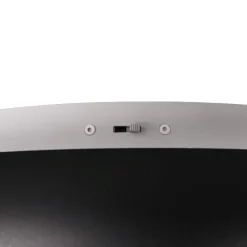 Plafoniere Moderne-Selezionato da Mazzolaluce Plafoniera nera rotonda 46cm led 29w dimmerabile per cucina