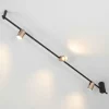 Plafoniere Moderne-Selezionato da Mazzolaluce Plafoniera nero marrone con faretti orientabili led 21w 3000k dimmerabile