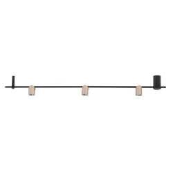 Plafoniere Moderne-Selezionato da Mazzolaluce Plafoniera nero marrone con faretti orientabili led 21w 3000k dimmerabile