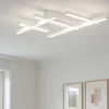 Plafoniere Moderne-Perenz Illuminazione Plafoniera net bianca perenz led 30w cct design moderna