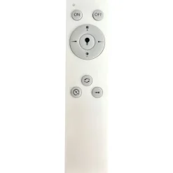 Plafoniere Moderne-Selezionato da Mazzolaluce Plafoniera nickel rotonda led 2700k a 6500k moderna con telecomando