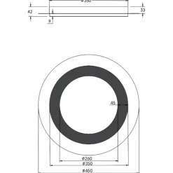 Plafoniere Moderne-Selezionato da Mazzolaluce Plafoniera nickel rotonda led 2700k a 6500k moderna con telecomando