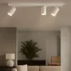 Plafoniere Moderne-Perenz Illuminazione Plafoniera obby perenz bianca con tre spot orientabili