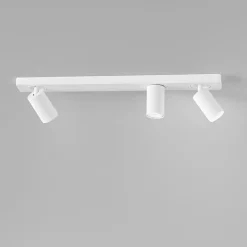 Plafoniere Moderne-Perenz Illuminazione Plafoniera obby perenz bianca con tre spot orientabili
