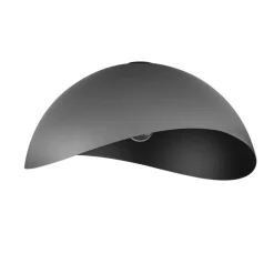 Plafoniere Moderne-Selezionato da Mazzolaluce Plafoniera opi cupola 50cm semisfera nera moderna