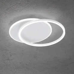 Plafoniere Moderne-Perenz Illuminazione Plafoniera orbit bianca design moderna led 43w 3000k perenz