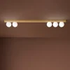 Plafoniere Moderne-Perenz Illuminazione Plafoniera oro con sfere per salotto moderno snooky perenz