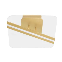 Plafoniere Moderne-Selezionato da Mazzolaluce Plafoniera oro led 3000k per soggiorno minimal