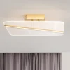 Plafoniere Moderne-Selezionato da Mazzolaluce Plafoniera oro led 33w 3000k per salotto contemporaneo