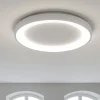 Plafoniere Moderne-Vivida International Plafoniera ovale bianca led 80w 3000k 4000k vivida lifering-r