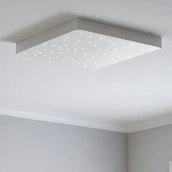 Plafoniere Moderne-Selezionato da Mazzolaluce Plafoniera pannello per camera da letto cielo stellato bianco led 3000k 4000k 8w