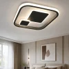 Plafoniere Moderne-Vivida International Plafoniera per camera da letto vivida roile quadrata led 3000k 4000k antracite