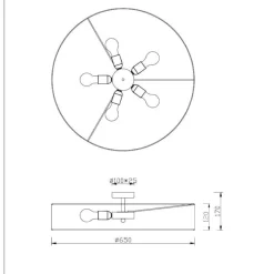 Plafoniere Moderne-Selezionato da Mazzolaluce Plafoniera per camera da letto cilindro grigio di tessuto