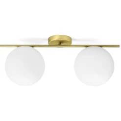 Plafoniere Moderne-Miloox Plafoniera per camera da letto moderna oro jugen