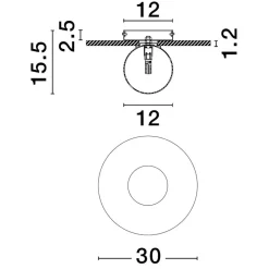 Plafoniere Moderne-Selezionato da Mazzolaluce Plafoniera per camera da letto marmo nero sfera vetro bianco